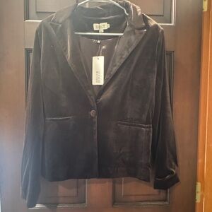 Molly Bracken Dark Velvet Blazer